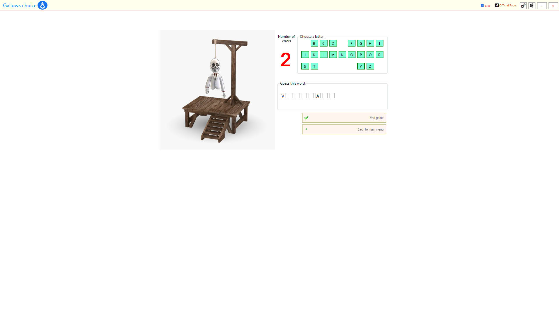 Screenshot for Gallows Choice