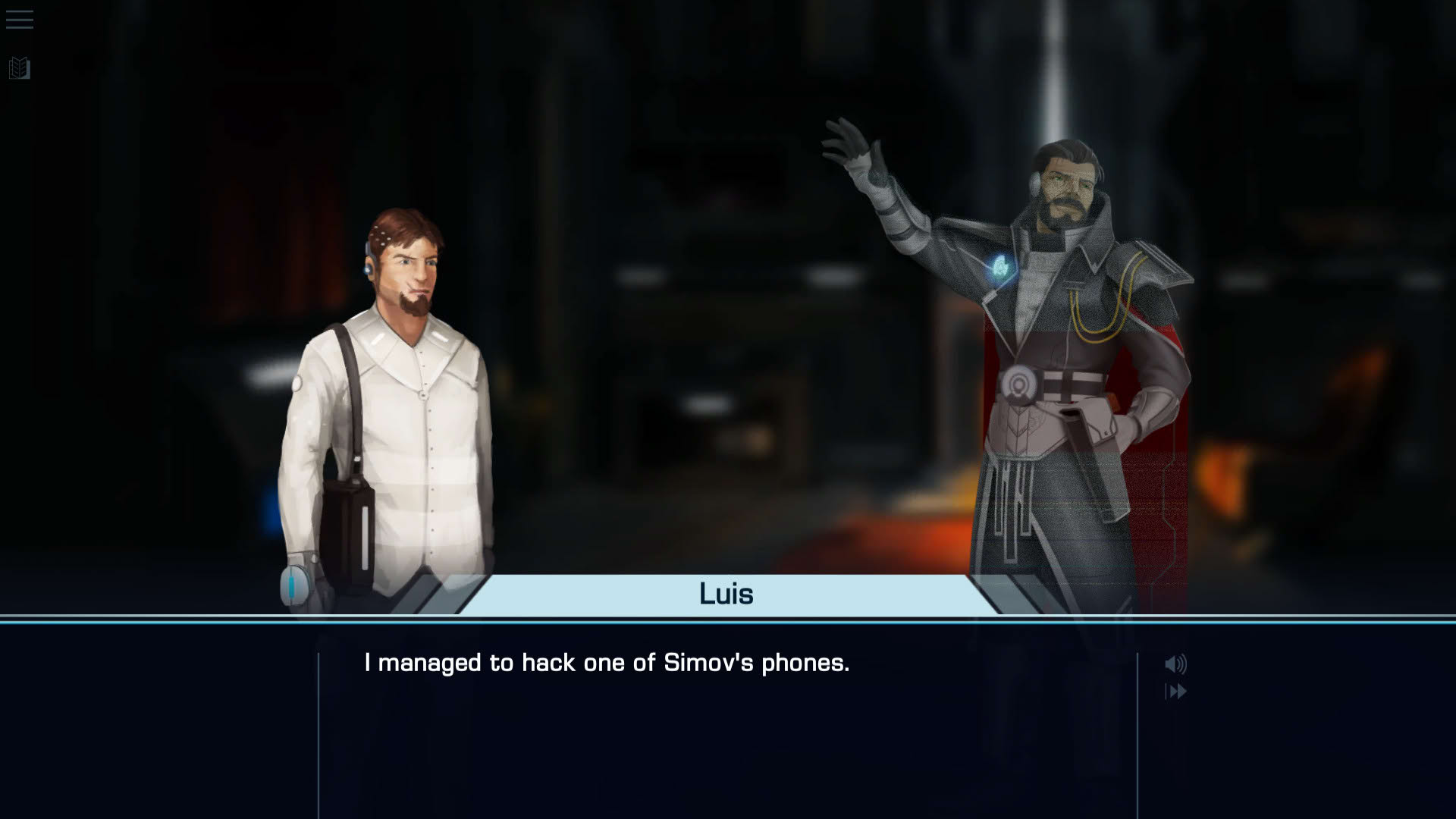 Screenshot for S.A.I.A awaknening: a Robothorium visual novel