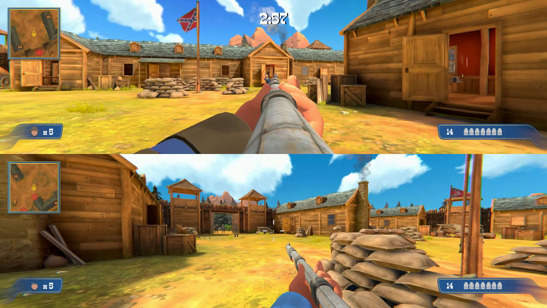 Screenshot for The Bluecoats: North & South