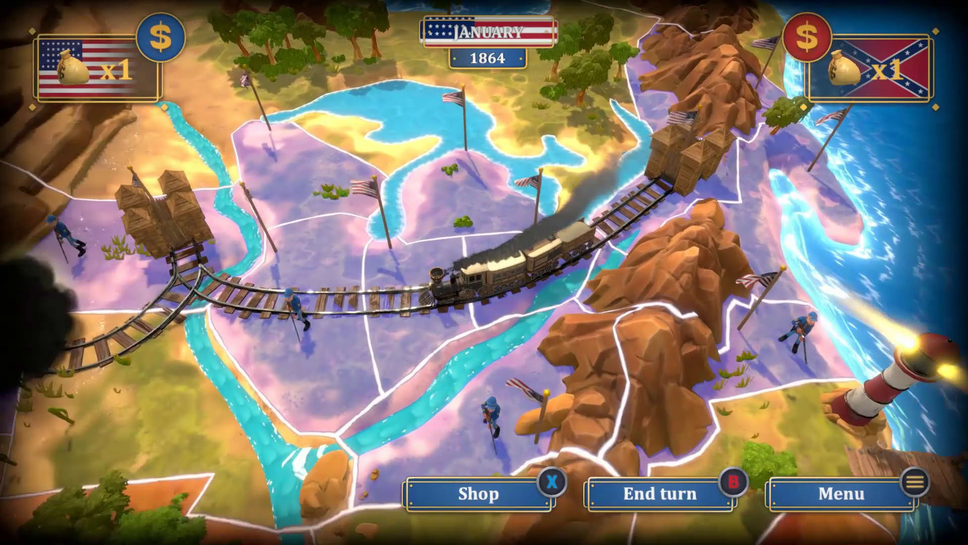Screenshot for The Bluecoats: North & South