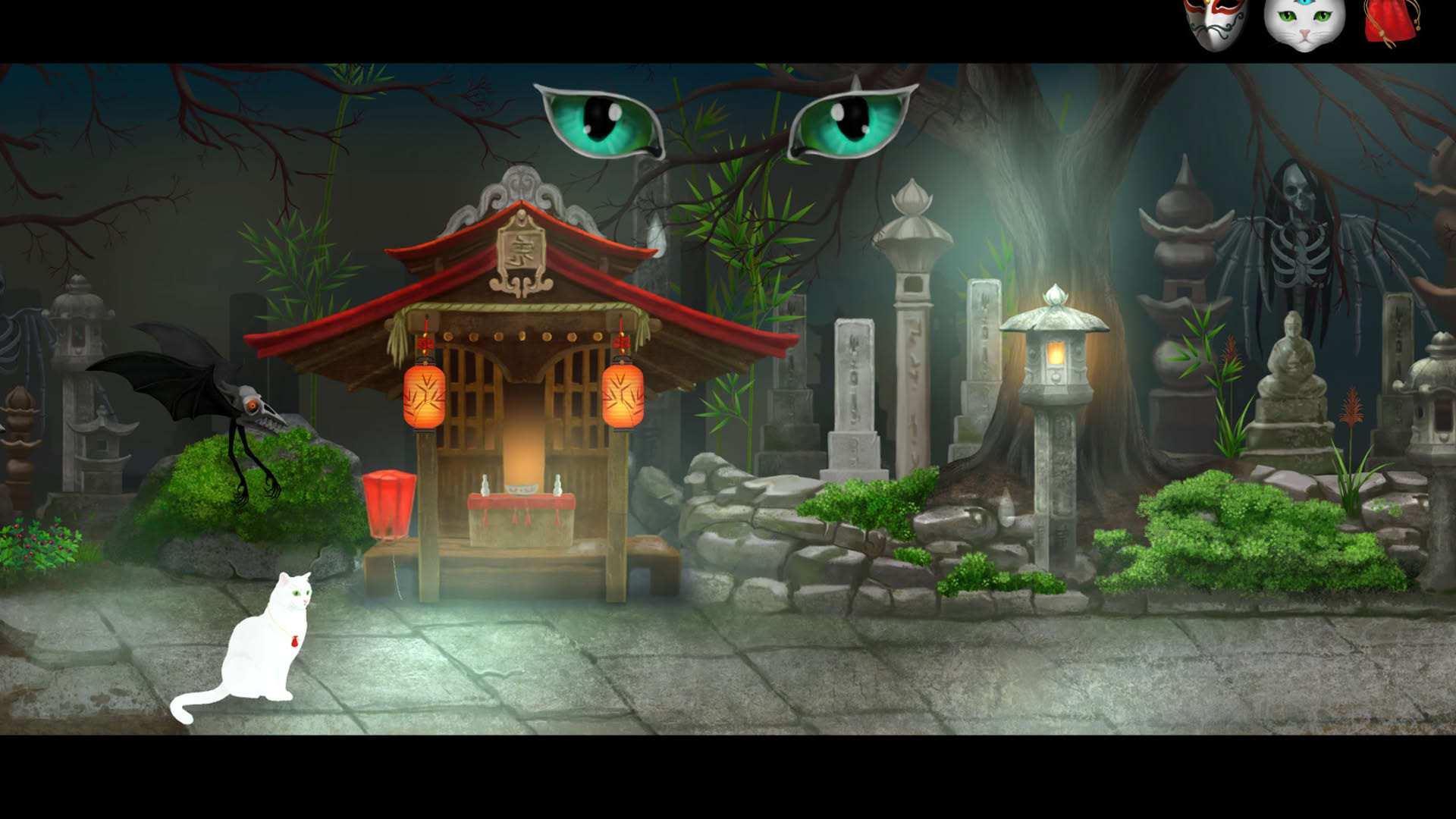 Screenshot for Cat and Ghostly Road