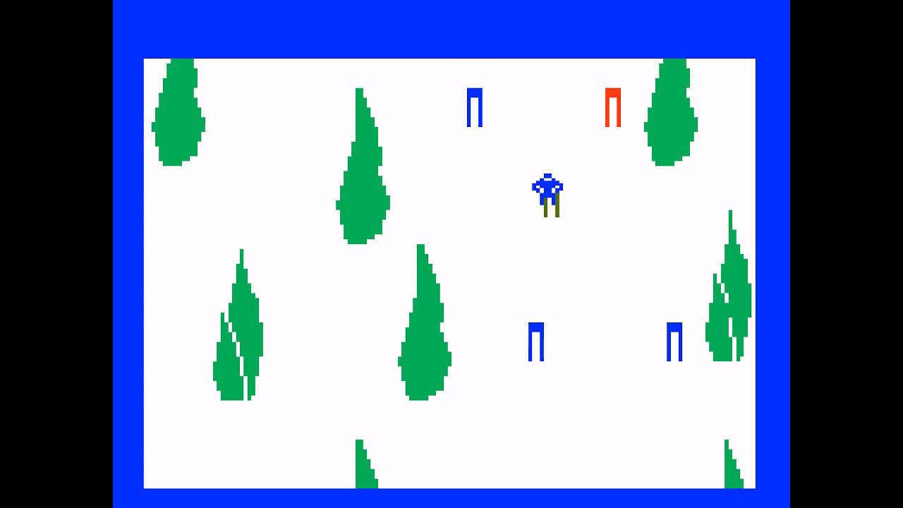 [TAS] Intellivision Skiing "Downhill" in 33.8