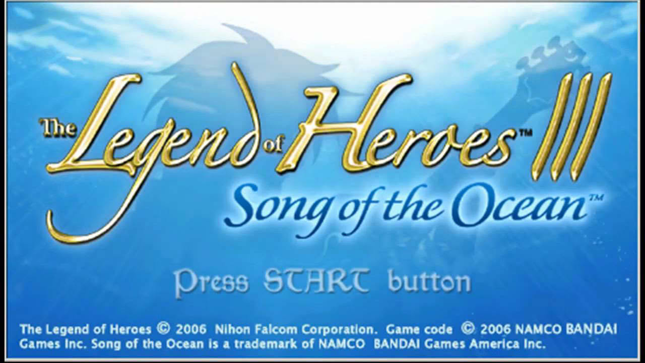 The Legend of Heroes III: Song of the Ocean PSP