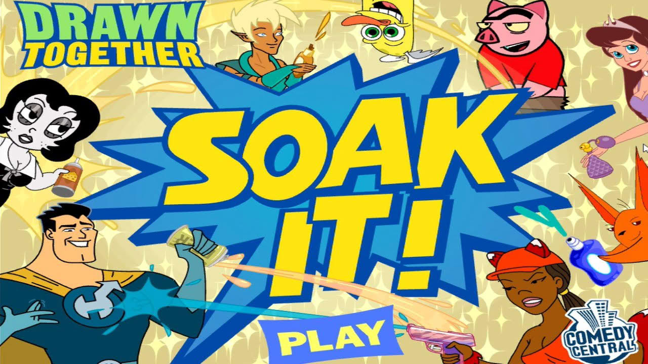 Drawn Together: Soak It! Flash Game