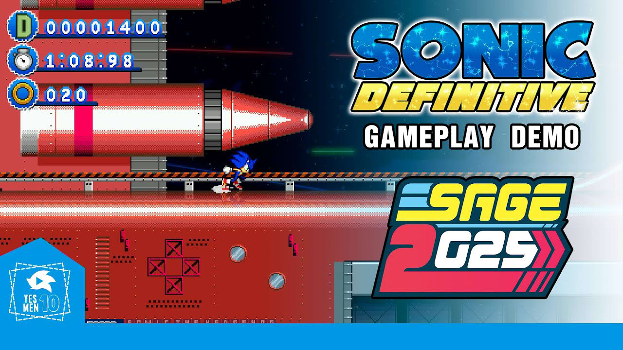 SONIC DEFINITIVE SAGE 2025 DEMO GAMEPLAY (MY NEW FANGAME)
