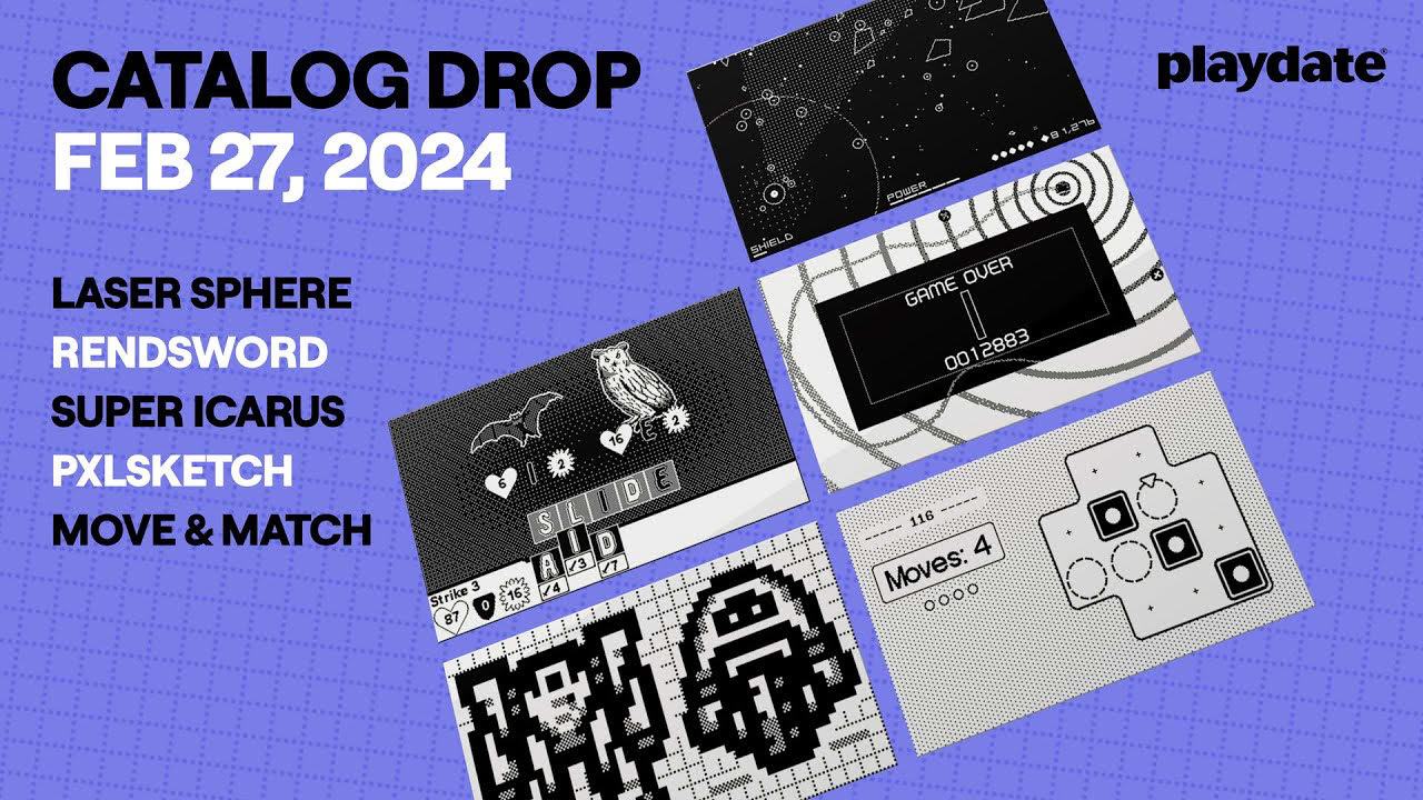 Playdate Catalog—Games for February 2024—Action, Strategy, Pass-and-Play, Pixel Art, and more!