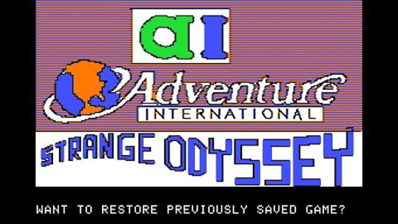 SAGA 6: Strange Odyssey walkthrough (Apple II - Adventure international)
