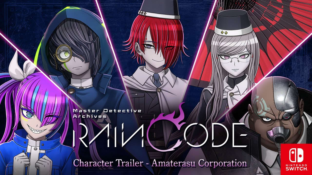 Master Detective Archives: RAIN CODE Character Trailer - Amaterasu Corporation