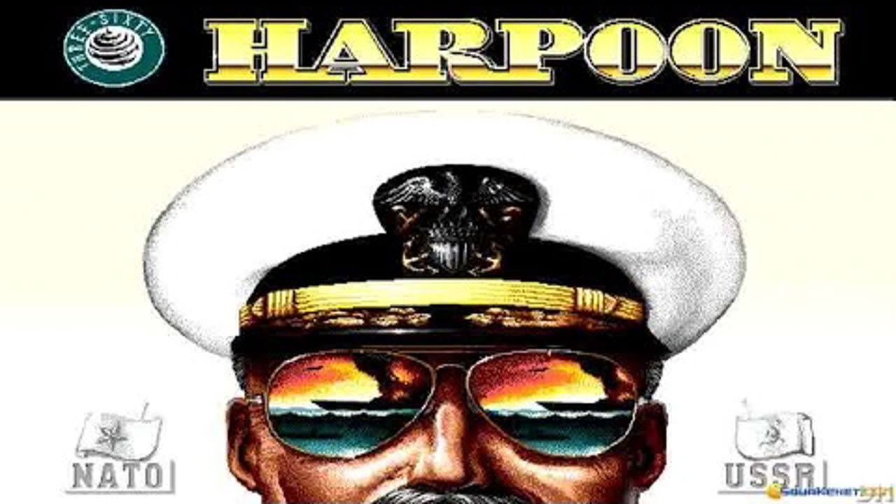 Harpoon gameplay (PC Game, 1989)