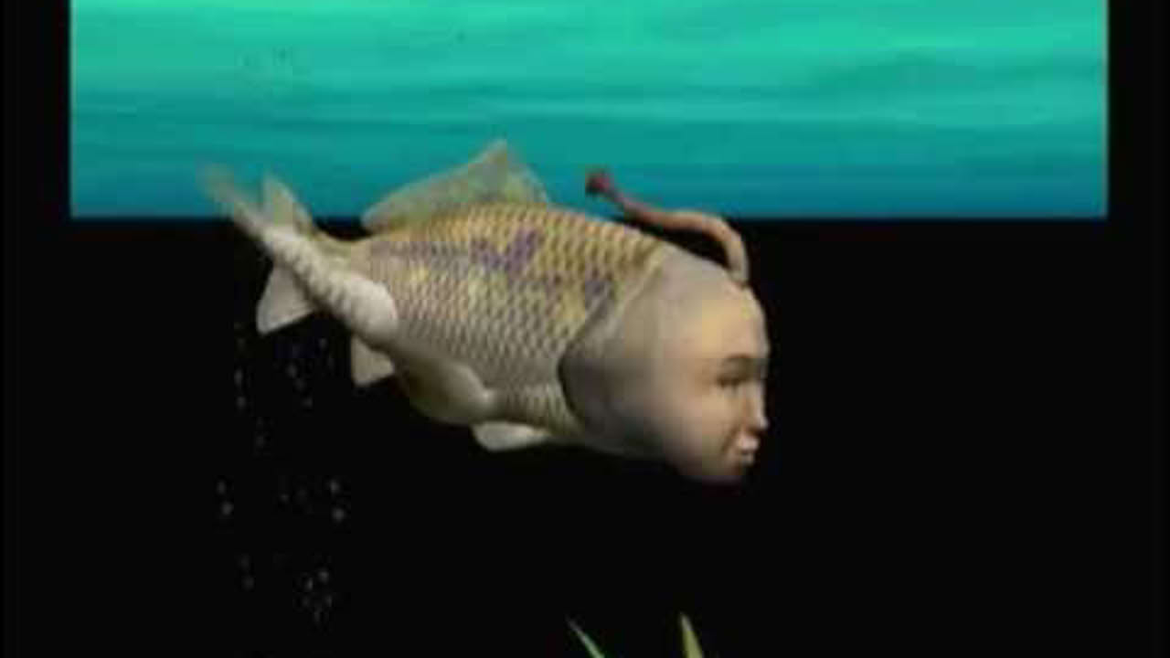 Seaman makes a baby, while chatting about computers