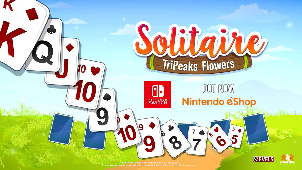 Solitaire TriPeaks Flowers - Nintendo Switch Launch Trailer