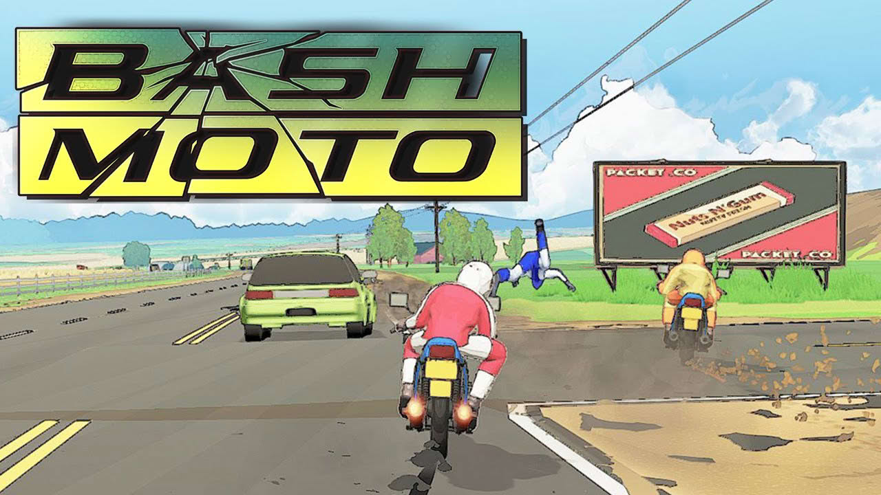 Bash Moto - Road Rash like indie game. Debut Alpha Video
