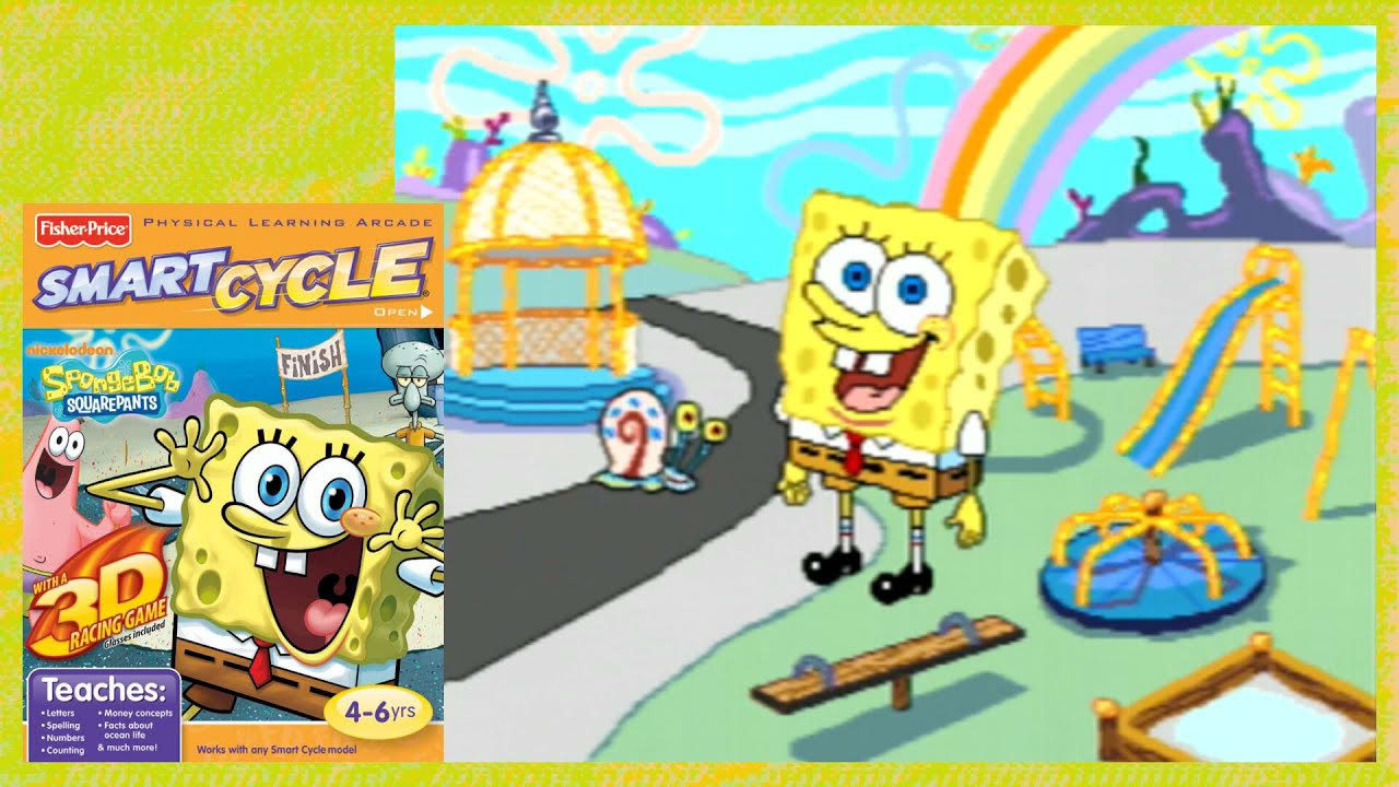 SpongeBob SquarePants: Ocean Adventure (3D Racing) | Gameplay [Smart Cycle (2007)]