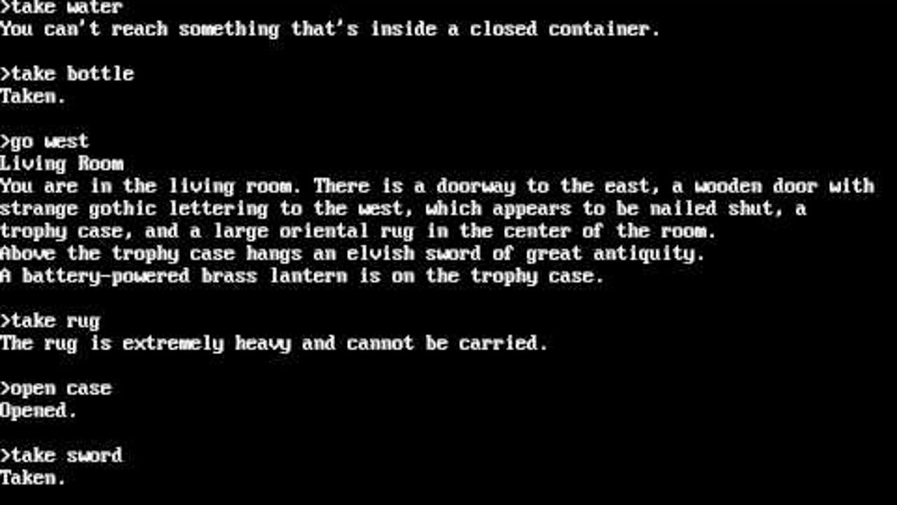 Zork I: The Great Underground Empire - Gameplay