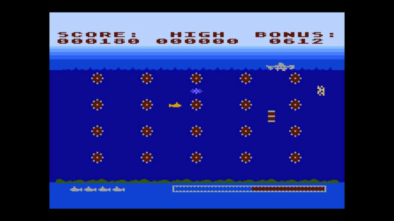 Sea Chase for the Atari 8-bit family