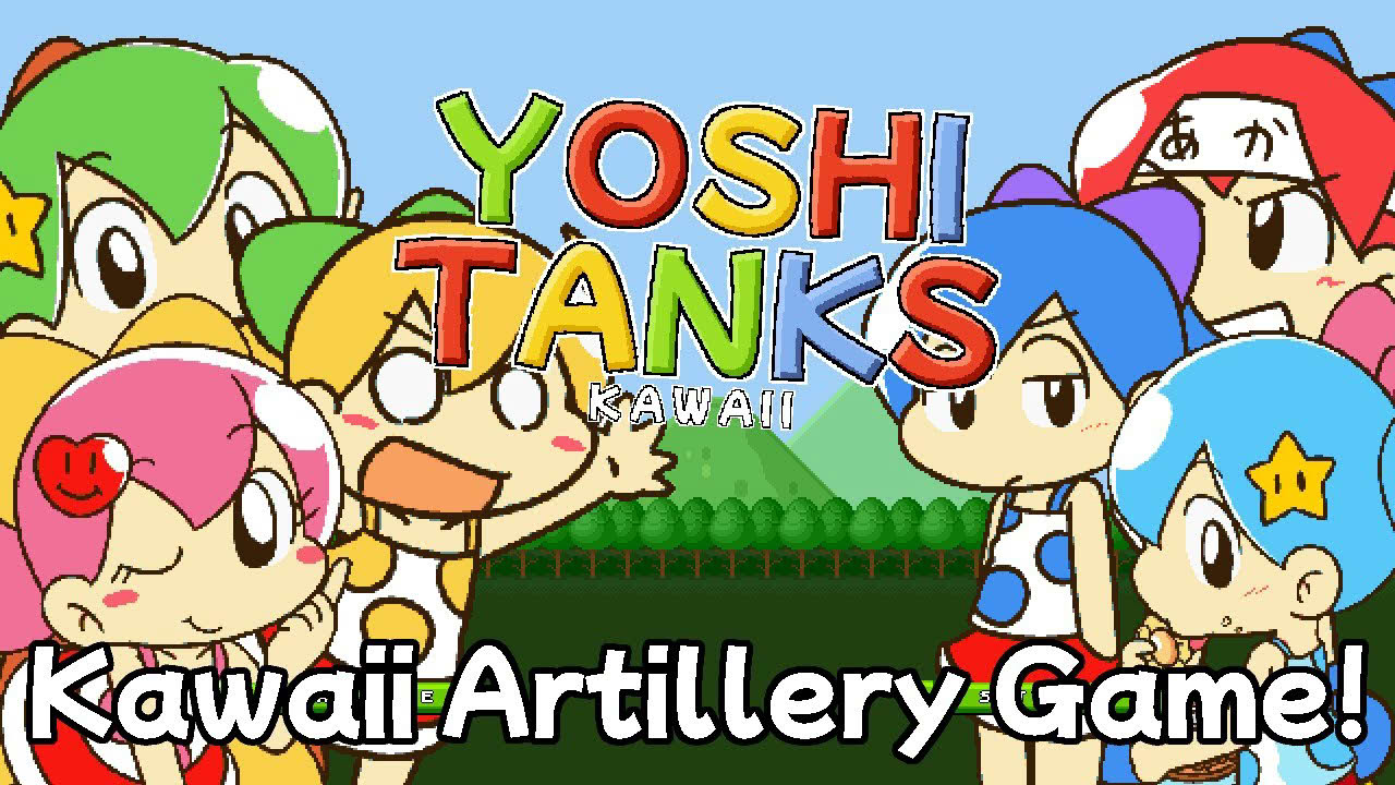 Yoshi Tanks Kawaii - Anime Artillery Game!