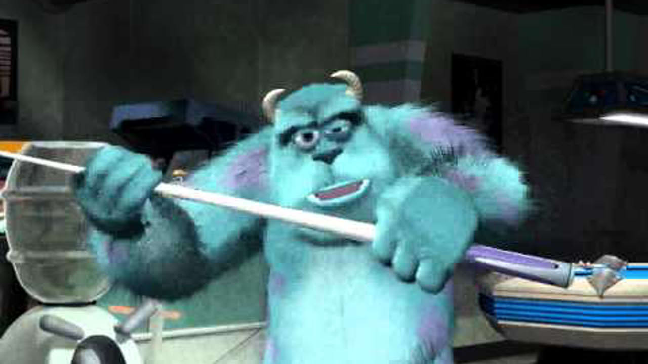 Monsters Inc. Wreck Room Arcade - Eight Ball Chaos Intro