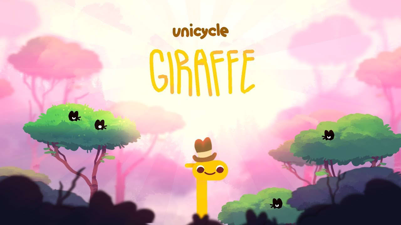 Unicycle Giraffe Trailer