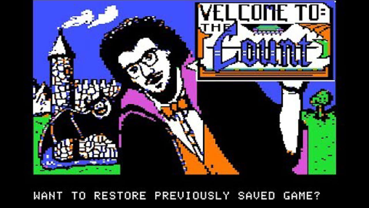 SAGA 5: The Count walkthrough (Apple II - Adventure international)
