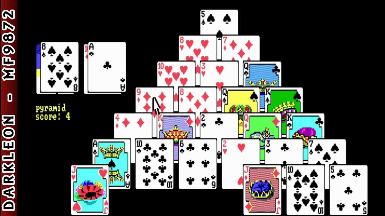 Solitaire Royale © 1987 Spectrum Holobyte - PC DOS - Gameplay