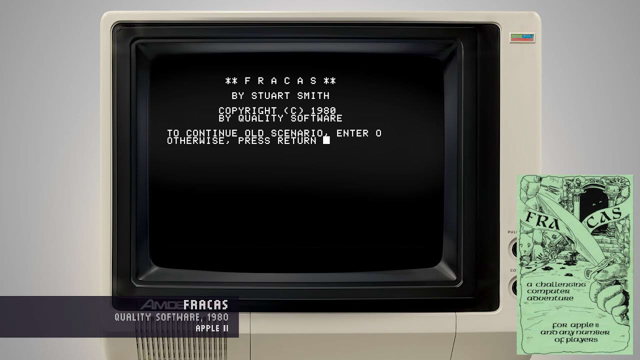 Fracas - Quality Software, 1980 - Apple II (4K)