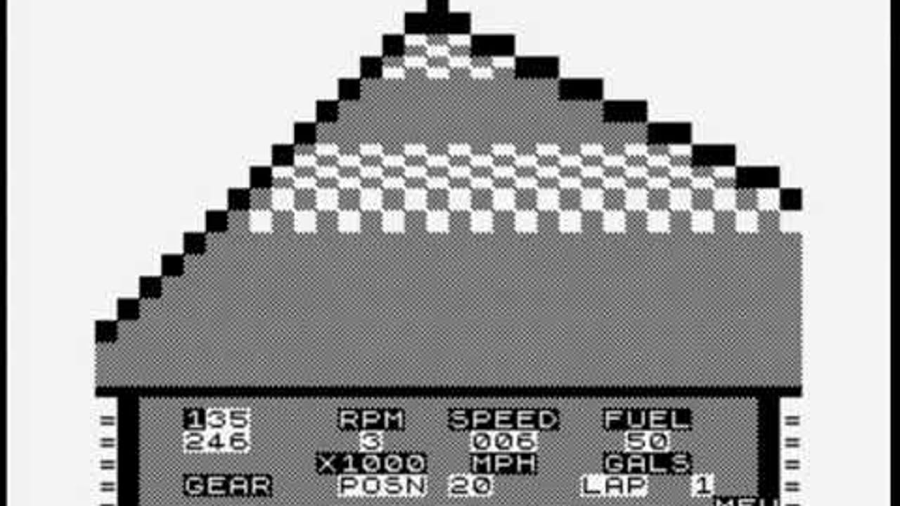 3D Grand Prix from Dk'Tronics (ZX81)