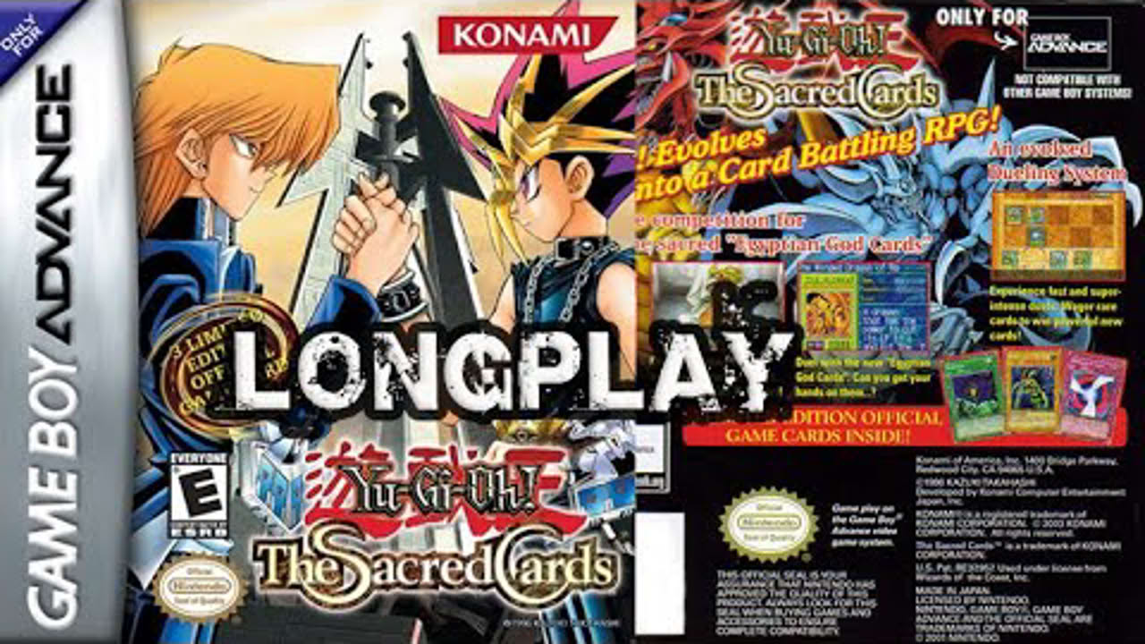 yu-gi-oh the sacred cards 2002 gba longplay