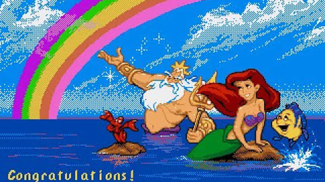 Disney's Ariel: The Little Mermaid (Mega Drive/ Sega Genesis) full playthrough