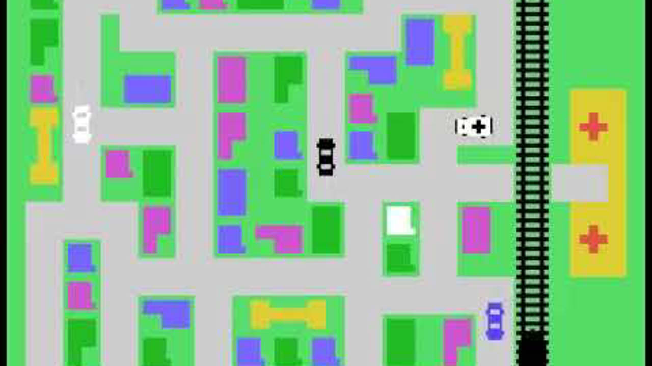 Ambulance (TI-99/4A). PAL. Score: 11 300.