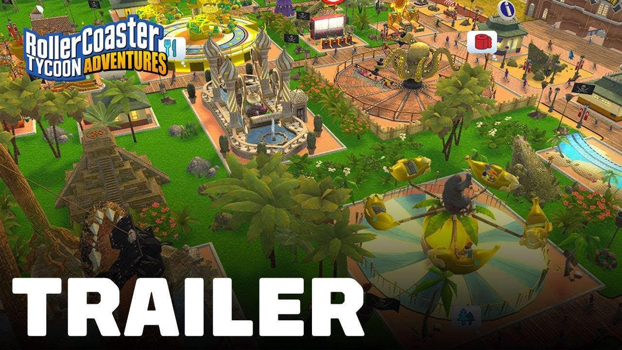 RollerCoaster Tycoon Adventures (Nintendo Switch) Launch Trailer
