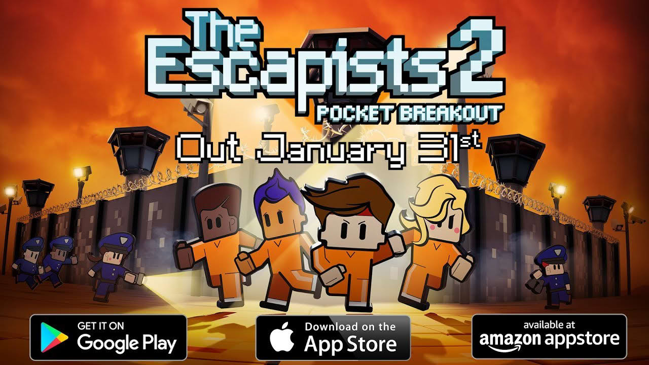 The Escapists 2: Pocket Breakout - Announcement Trailer (iOS, Android, Amazon)