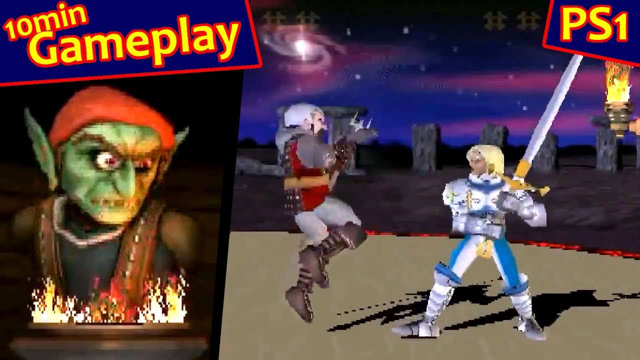 Iron and Blood: Warriors of ravenloft ... (PS1) Gameplay