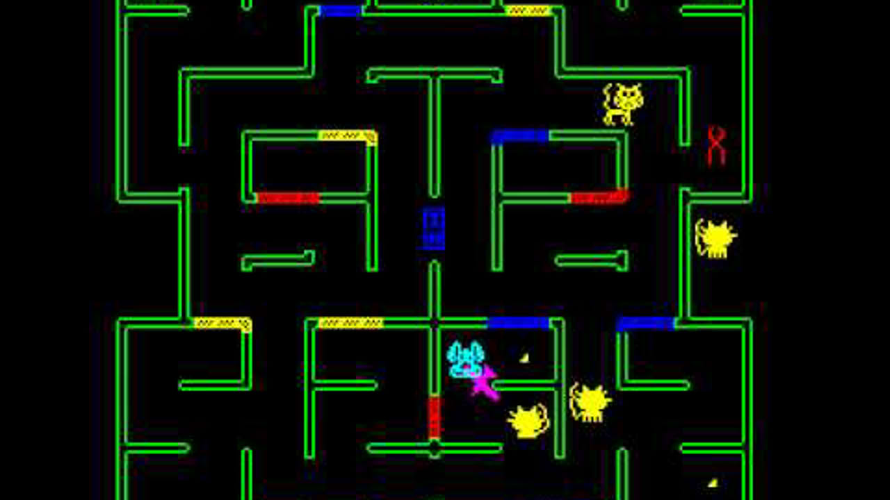 Arcade Game: Mouse Trap (1981 Exidy)