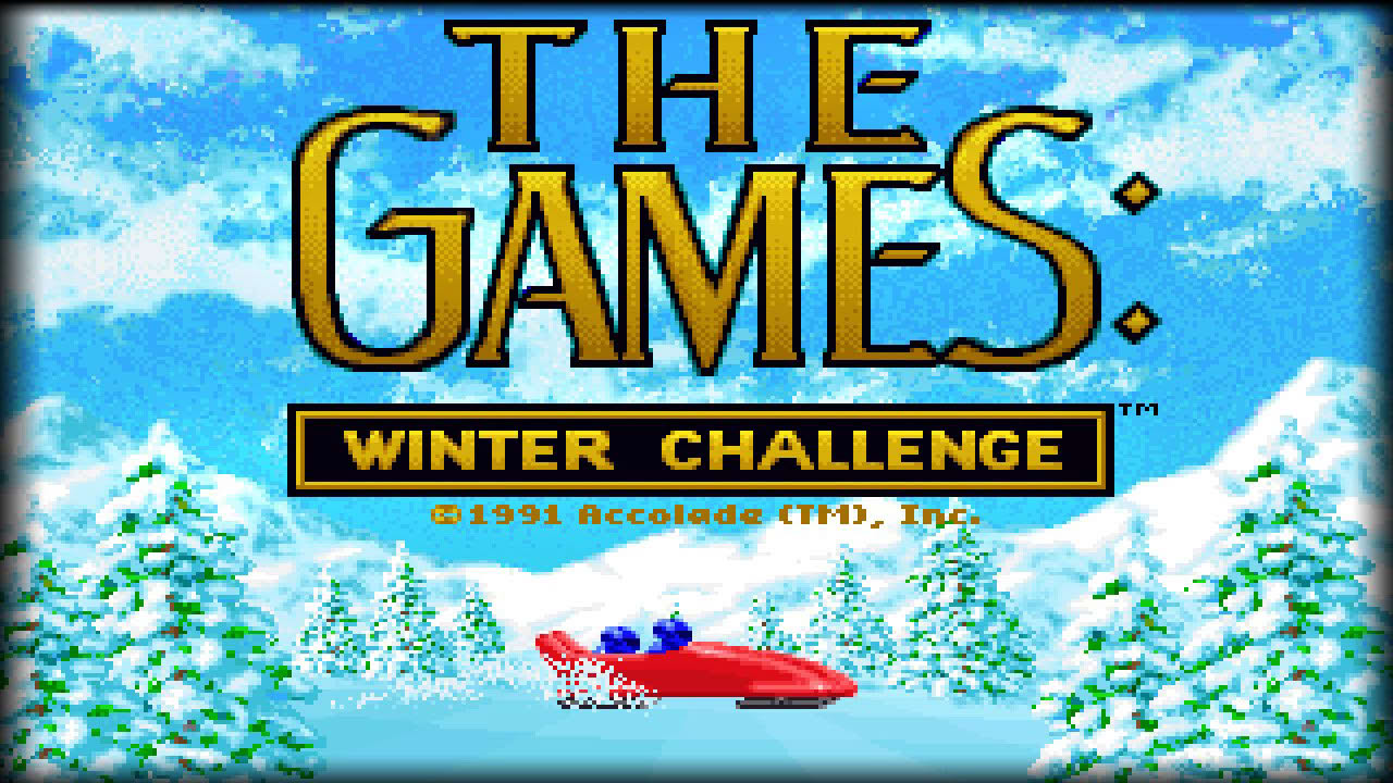 THE GAMES: Winter Challenge (PC/DOS) 1991, Accolade