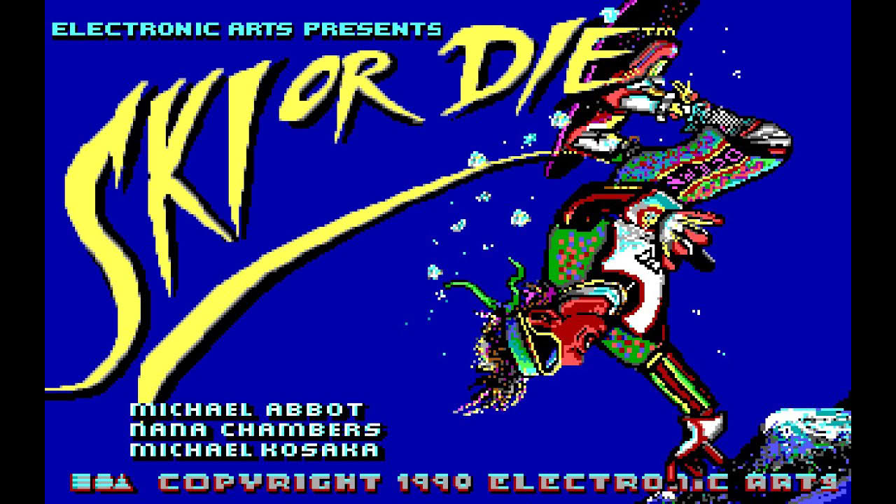 Ski or Die (PC/DOS) 1990, Electronic Arts