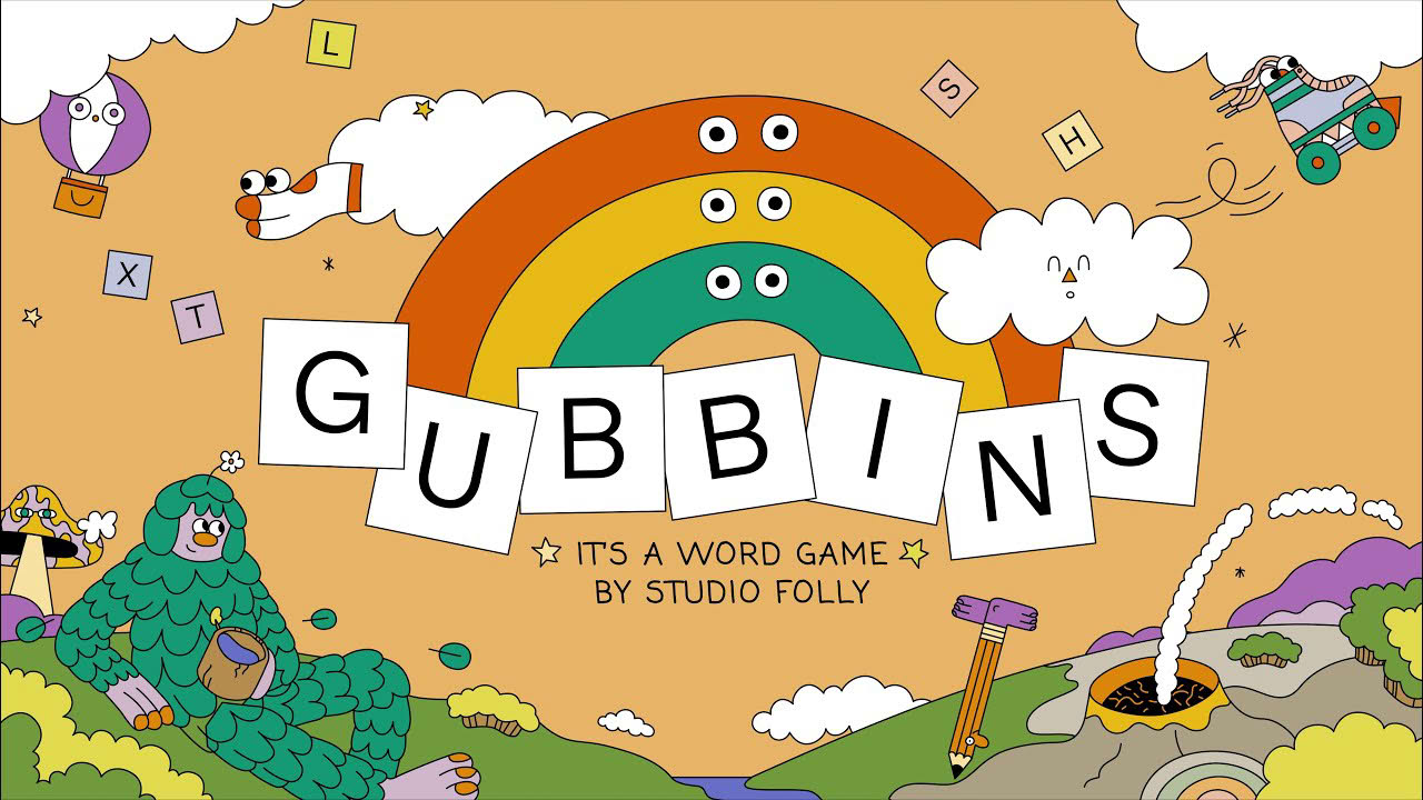 Gubbins Reveal Trailer (It's a word game) — Studio Folly