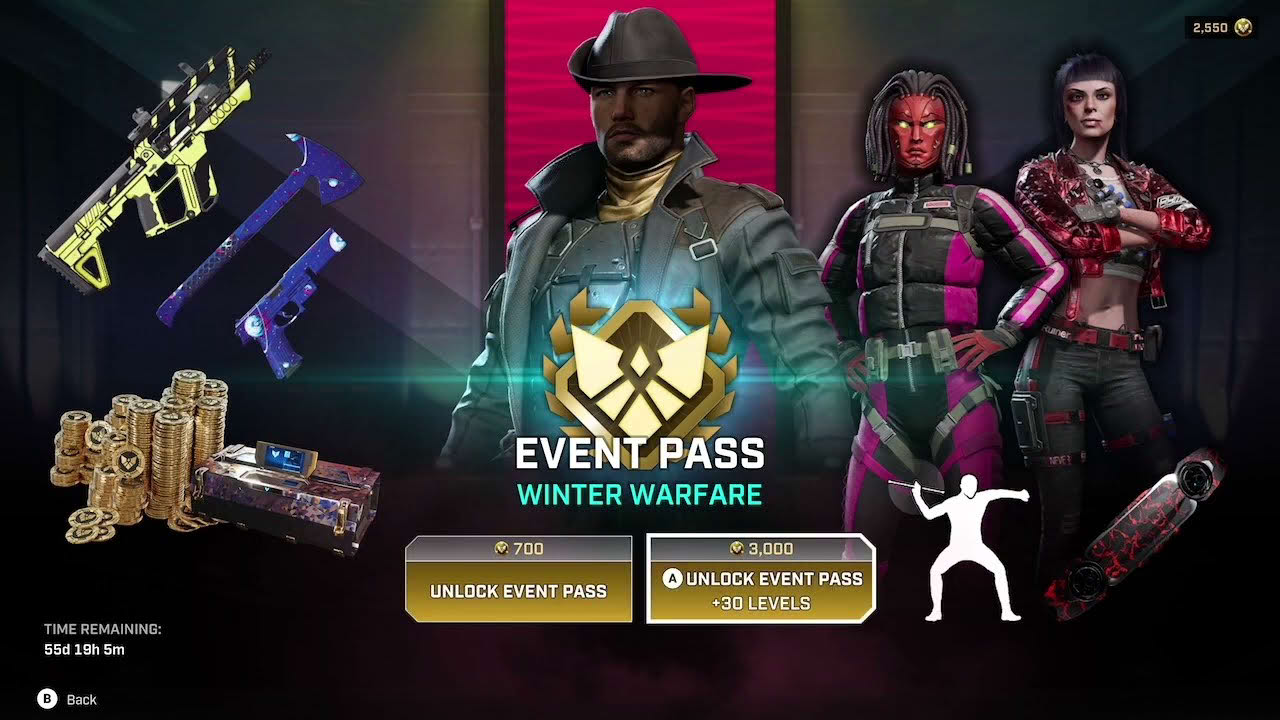 NEW UPDATE: Rogue company Season 14 winter warfare event pass
