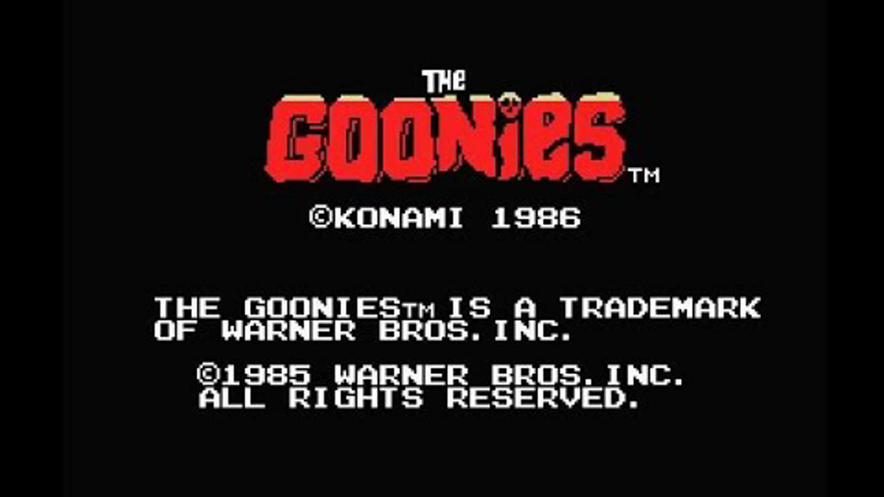 The Goonies - (MSX) - Konami 1986 - Gameplay All Stages Completed